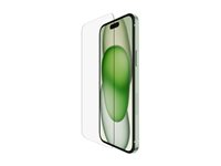 Belkin ScreenForce - Skjermbeskyttelse for mobiltelefon - glass - for Apple iPhone 14 Pro Max, 15 Plus SFA100EC