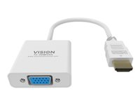 Vision Techconnect - Videokonverter - HDMI - VGA - hvit TC-HDMIVGA