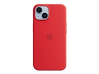 Apple - (PRODUCT) RED - baksidedeksel for mobiltelefon - MagSafe-samsvar - silikon - rød - for iPhone 14 MPRW3ZM/A