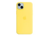 Apple - Baksidedeksel for mobiltelefon - MagSafe-samsvar - silikon - kanarigul - for iPhone 14 Plus MQUC3ZM/A